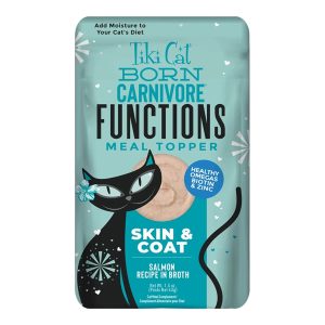 Tiki Cat Born Carnivore Skin & Coat Functional Topper, 1.5 oz (Case of 12)
