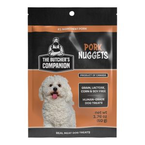 Butcher's Companion Pork Nuggets Dog Treats, 1.76 oz