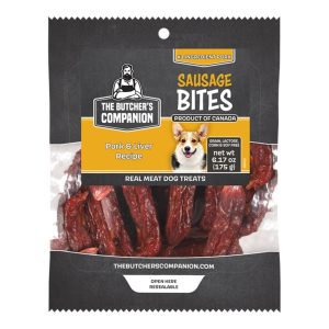 Butcher's Companion Pork & Liver Sausage Bites Dog Treats, 6.17 oz