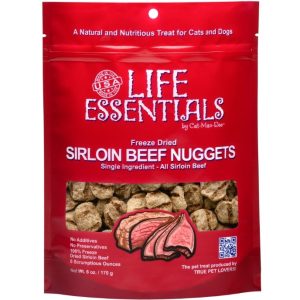 Cat-Man-Doo Freeze-Dried Beef Sirloin Nuggets for Dogs & Cats