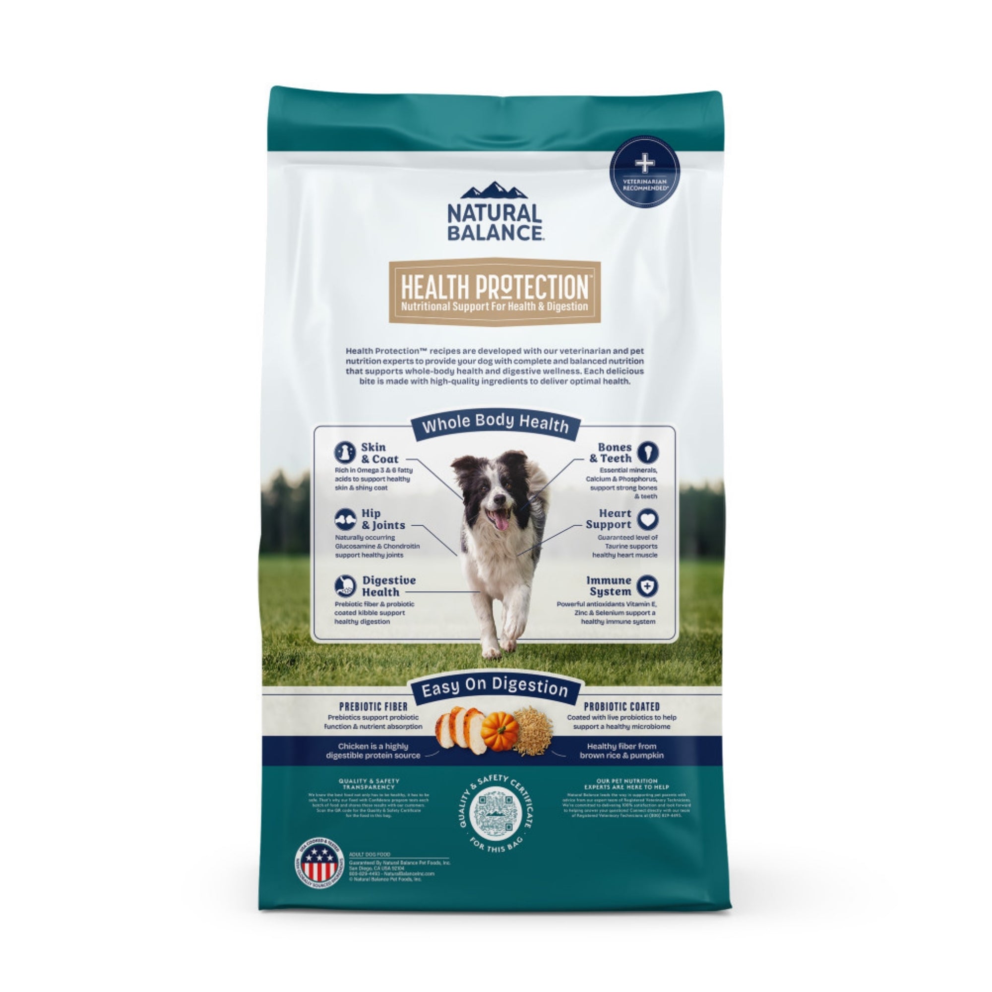 Natural Balance Health Protection Chicken, Brown Rice & Pumpkin Dry Dog Food