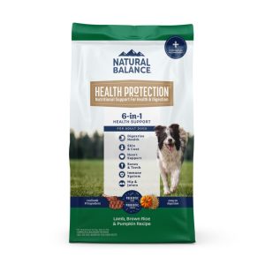 Natural Balance Health Protection Lamb, Brown Rice & Pumpkin Dry Dog Food, 24 lb