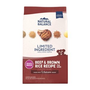 Natural Balance L.I.D. Beef & Brown Rice Small Breed Bites Dry Dog Food