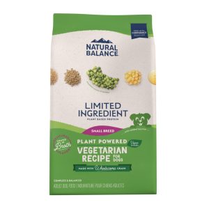 Natural Balance L.I.D. Plant Powered Vegetarian Small Breed Dry Dog Food, 12 lb