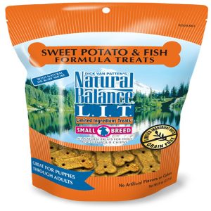 Natural Balance L.I.T. Small Breed Sweet Potato & Fish Dog Treats, 8 oz