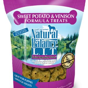 Natural Balance L.I.T. Venison & Sweet Potato Dog Treats, 14 oz