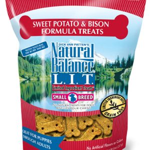 Natural Balance L.I.T. Small Breed Sweet Potato & Bison Dog Treats, 8 oz