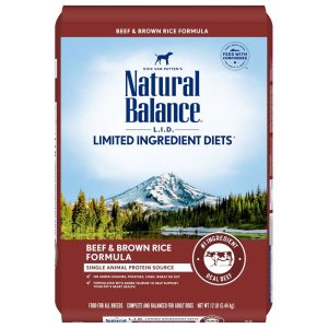 Natural Balance L.I.D. Beef & Brown Rice Dry Dog Food