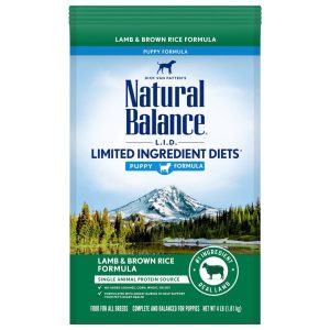 Natural Balance L.I.D. Lamb & Brown Rice Puppy Dry Dog Food