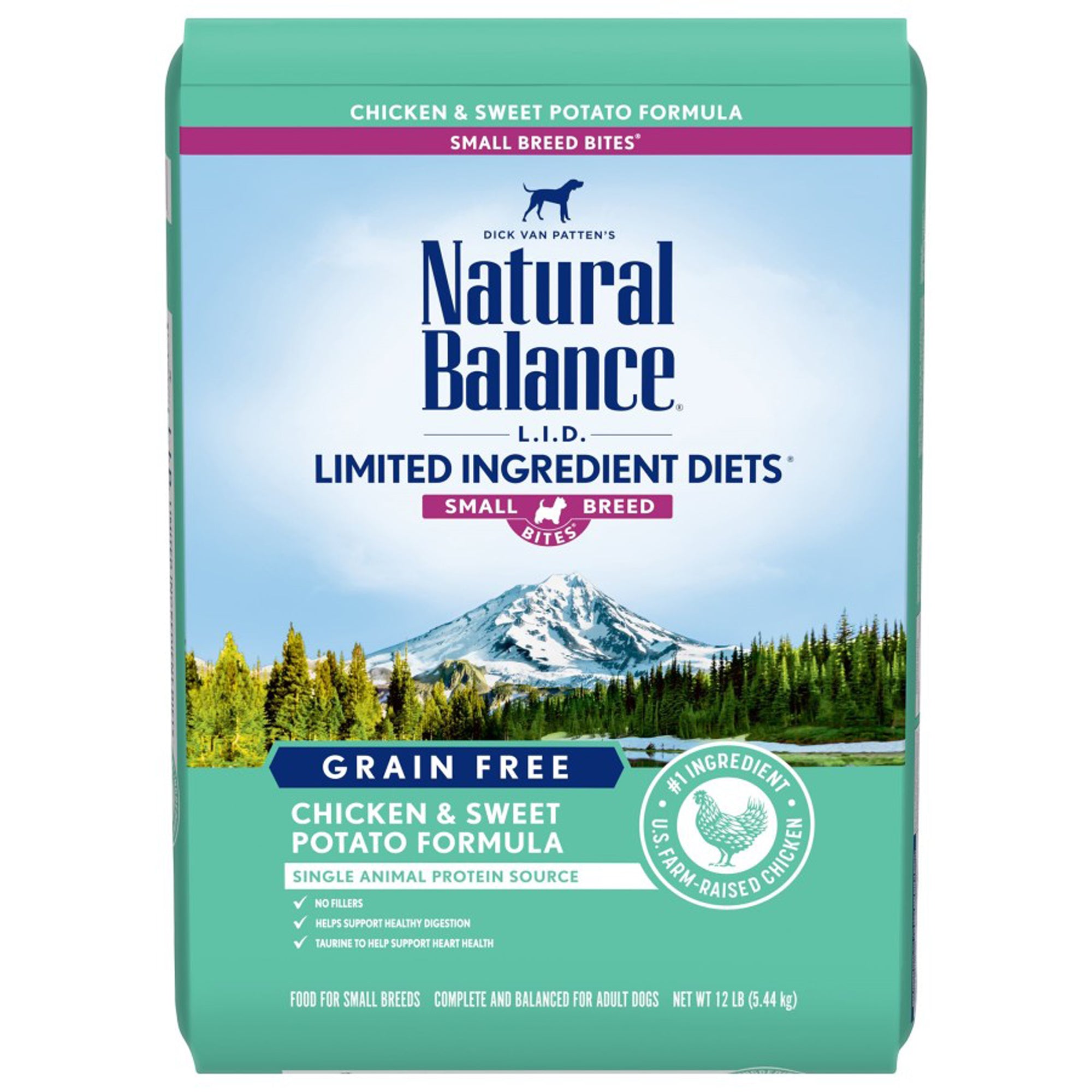 Natural Balance L.I.D. Chicken & Sweet Potato Small Breed Bites Dry Dog Food - Image 3