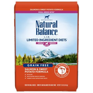 Natural Balance L.I.D. Salmon & Sweet Potato Small Breed Dry Dog Food, 12 lb