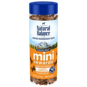 Natural Balance L.I.D. Mini Rewards Soft & Chewy Turkey Dog Treats, 5.3 oz