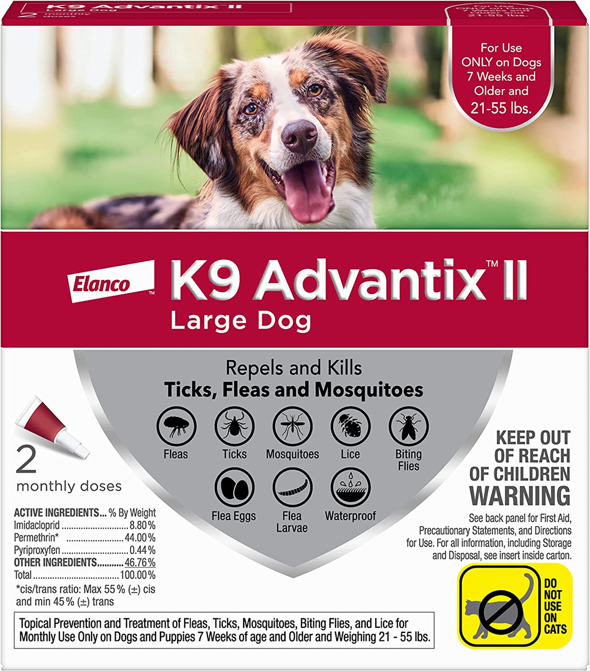 K9 Advantix II Flea, Tick & Mosquito Protection Large Dog - Image 4
