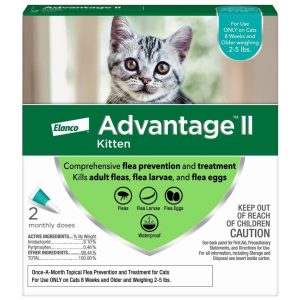 Advantage II Flea Protection Kitten 2-5lbs 2pk