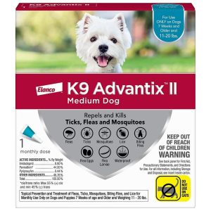 K9 Advantix II Flea, Tick & Mosquito Protection Medium Dog