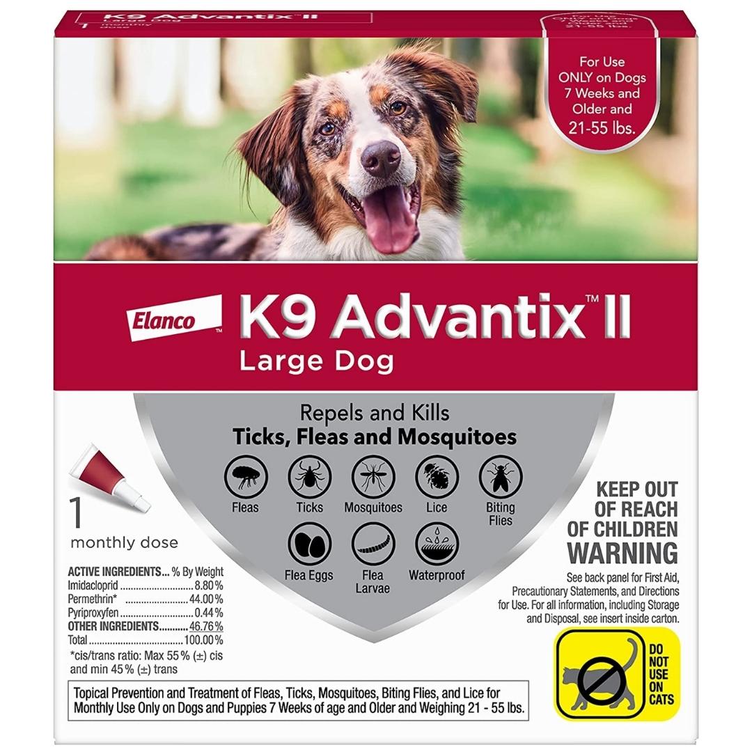 K9 Advantix II Flea, Tick & Mosquito Protection Large Dog