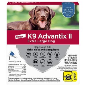 K9 Advantix II Flea, Tick & Mosquito Protection X-Large Dog