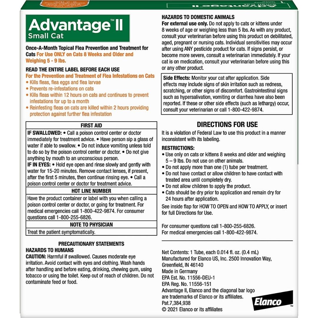 Advantage II Flea Protection Small Cat - Image 4