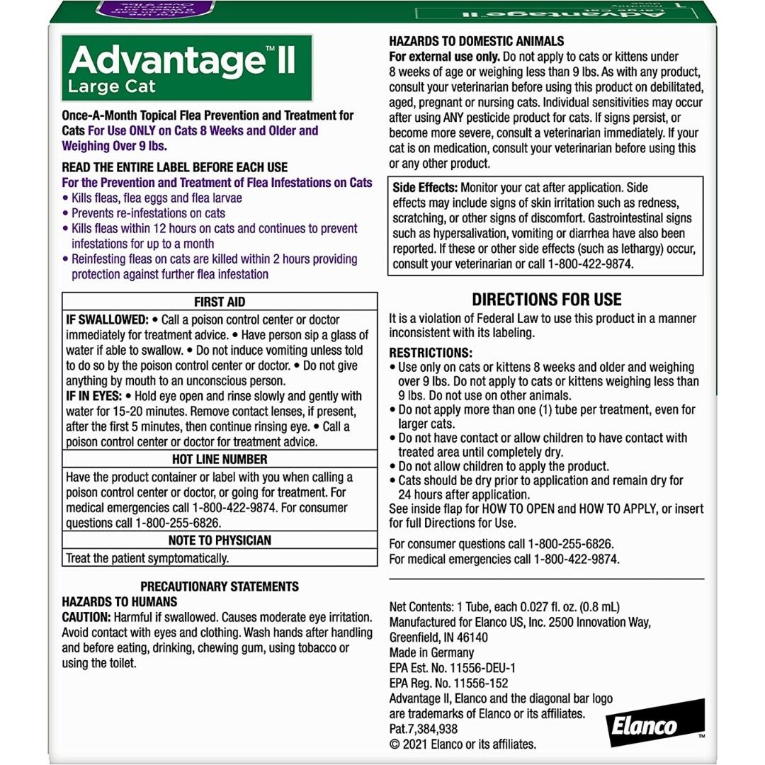 Advantage II Flea Protection Large Cat - Image 4