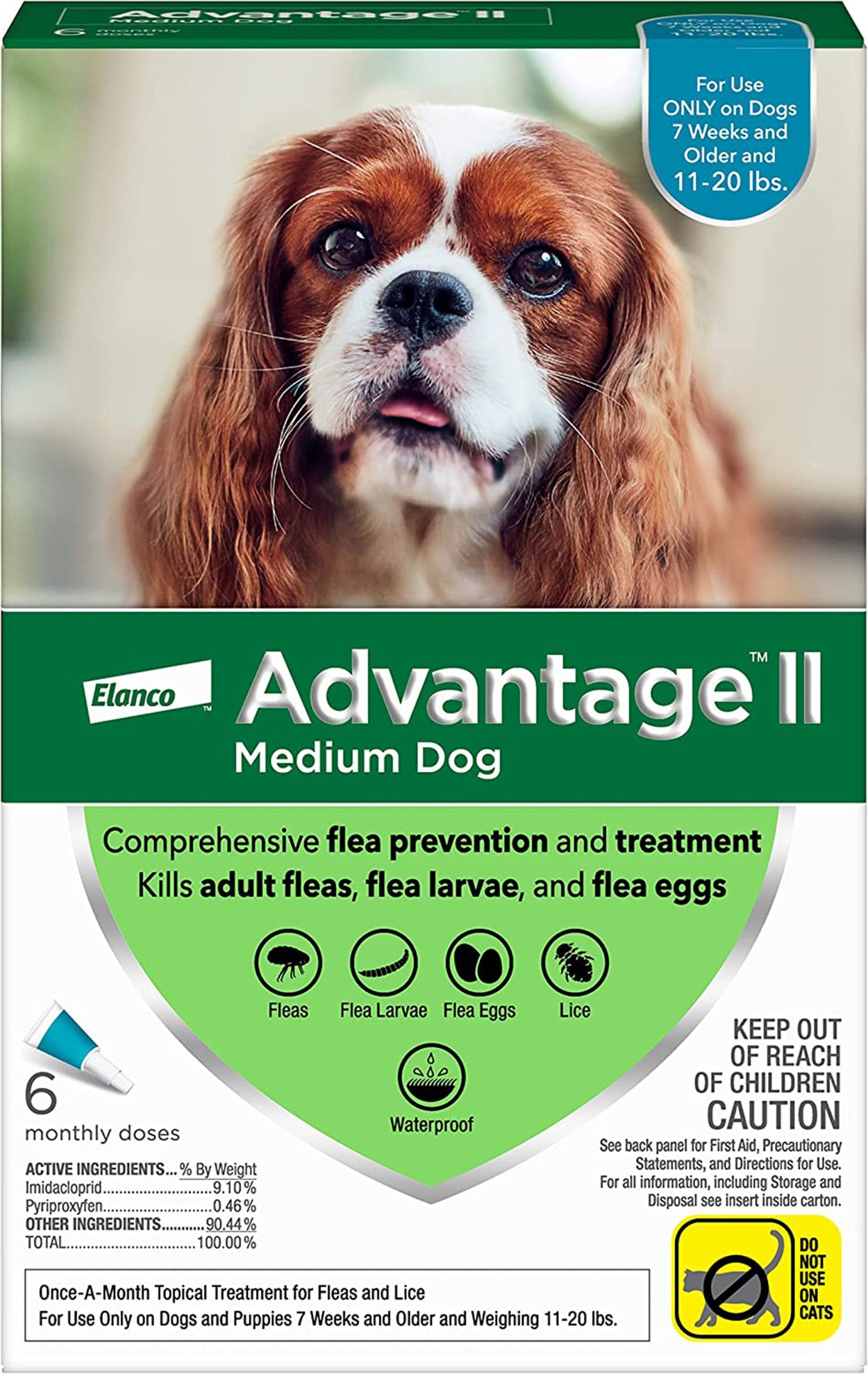 Advantage II Flea Protection Medium Dog - Image 2