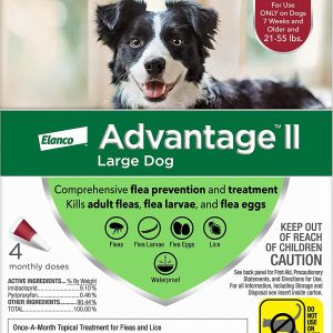 Advantage II Flea Protection Large Dog 21-55lbs 4pk