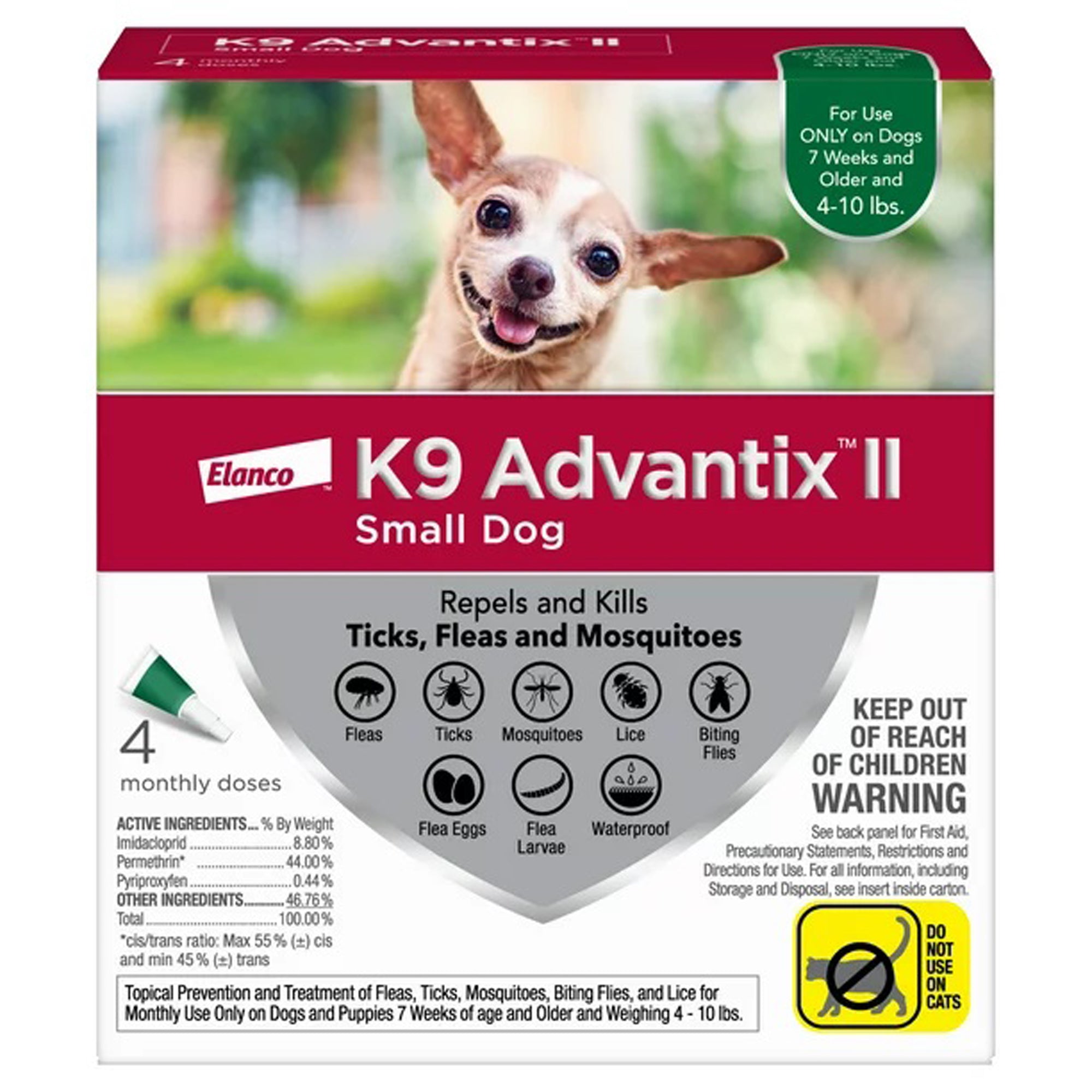 K9 Advantix II Flea, Tick & Mosquito Protection Small Dog - Image 2