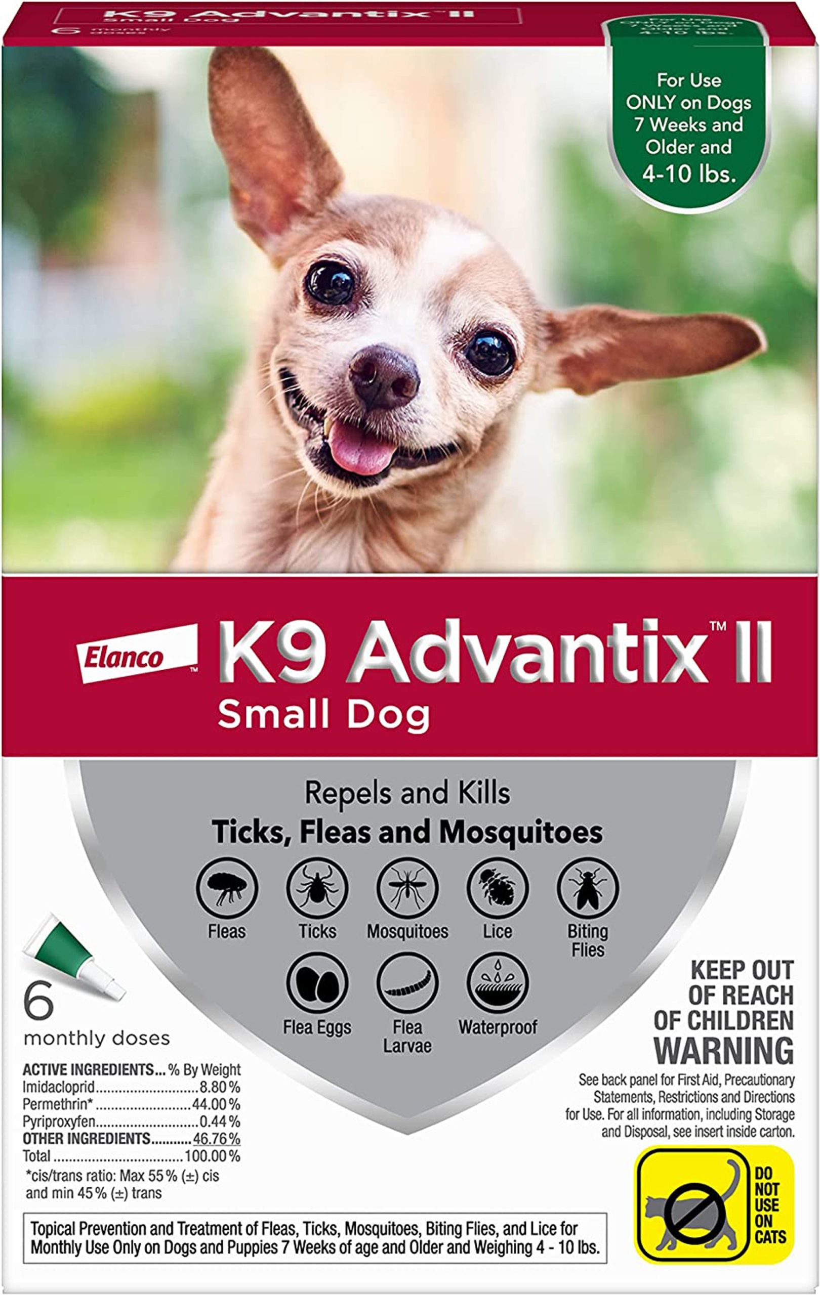 K9 Advantix II Flea, Tick & Mosquito Protection Small Dog - Image 3