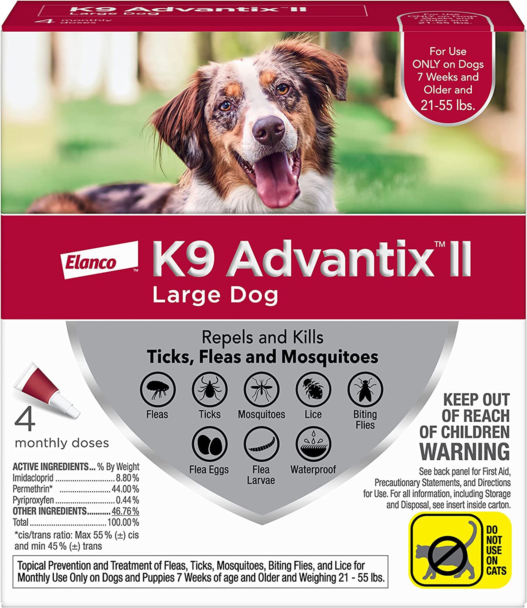 K9 Advantix II Flea, Tick & Mosquito Protection Large Dog - Image 5