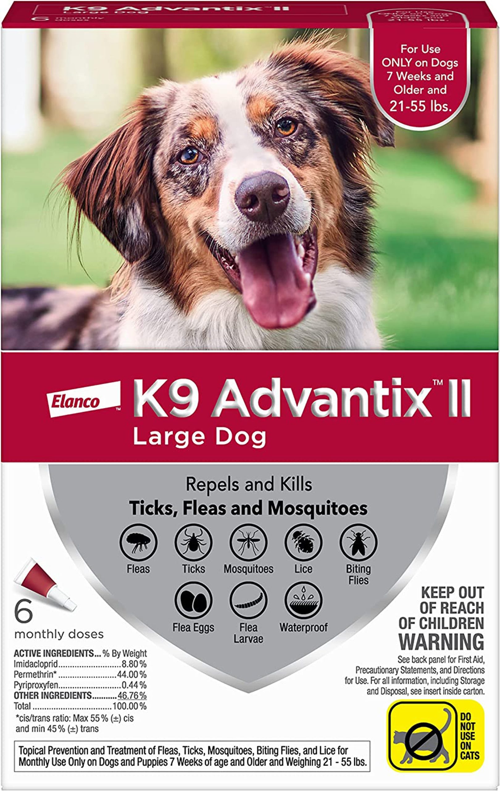 K9 Advantix II Flea, Tick & Mosquito Protection Large Dog - Image 6
