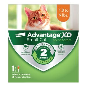Advantage XD Flea Protection 2-Month Topical Small Cat 1.8-9lbs