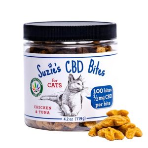 Suzie's Bites Soft Cat Treats, Chicken & Tuna, 4.2 oz