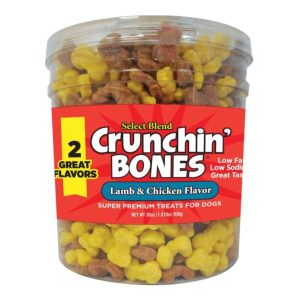 Triumph Crunchin' Bones Chicken & Lamb Meal Dog Treats, 30 oz