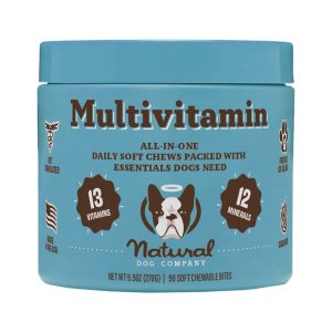Natural Dog Company Multivitamin Chews, 90 Count