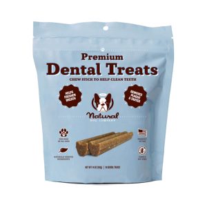 Natural Dog Company Dental Chew Sticks, 18 Count