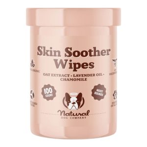Natural Dog Company Dog Skin Soother Wipes 100 Count