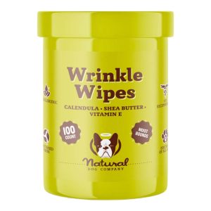 Natural Dog Company Dog Wrinkle Wipes 100 Count