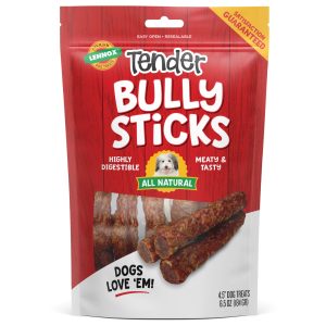 Lennox Tender & Crispy Bully Sticks, 4-5 in Dog Treats, 6.5 oz
