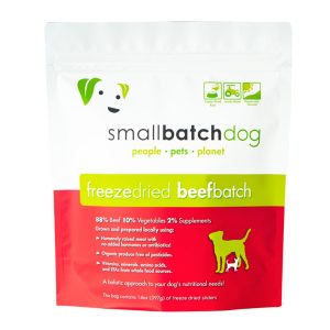 Small Batch Freeze-Dried Beef Sliders Dog Food, 14 oz