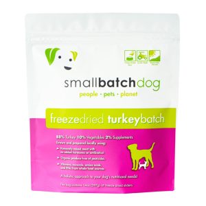 Small Batch Freeze-Dried Turkey Sliders Dog Food, 14 oz