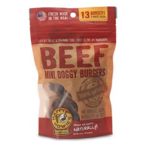 Happy Howie's Beef Burger Baker's Dozen, 2 in Dog Treats, 4 oz