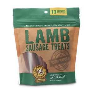Happy Howie's Lamb Sausage Baker's Dozen, 4 in Dog Treats, 8 oz