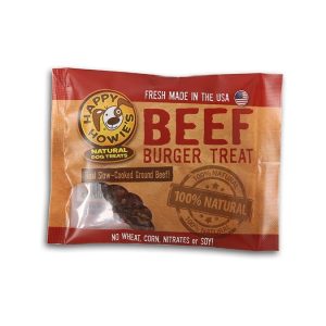 Happy Howie's Beef Burger, 4 in Dog Treats, 18 Pack