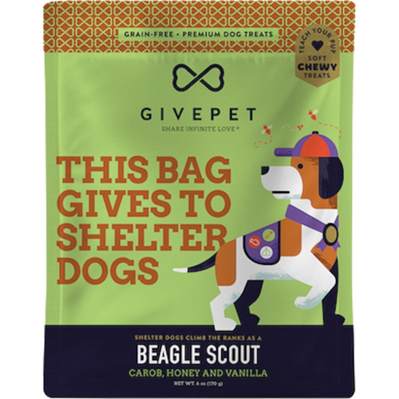 GivePet Grain-Free Beagle Scout Dog Treats, 6 oz