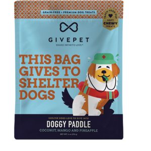 GivePet Grain-Free Doggy Paddle Dog Treats, 6 oz