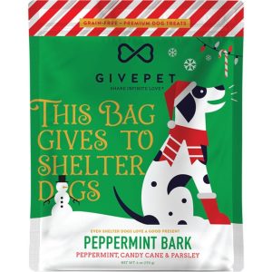 GivePet Peppermint Bark Training Treats, 6 oz