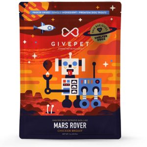GivePet Freeze-Dried Mars Rover Dog Treats, 3 oz