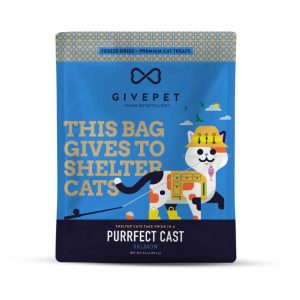 GivePet Purrfect Catch Freeze-Dried Grain-Free Cat Treats, 3.5 oz