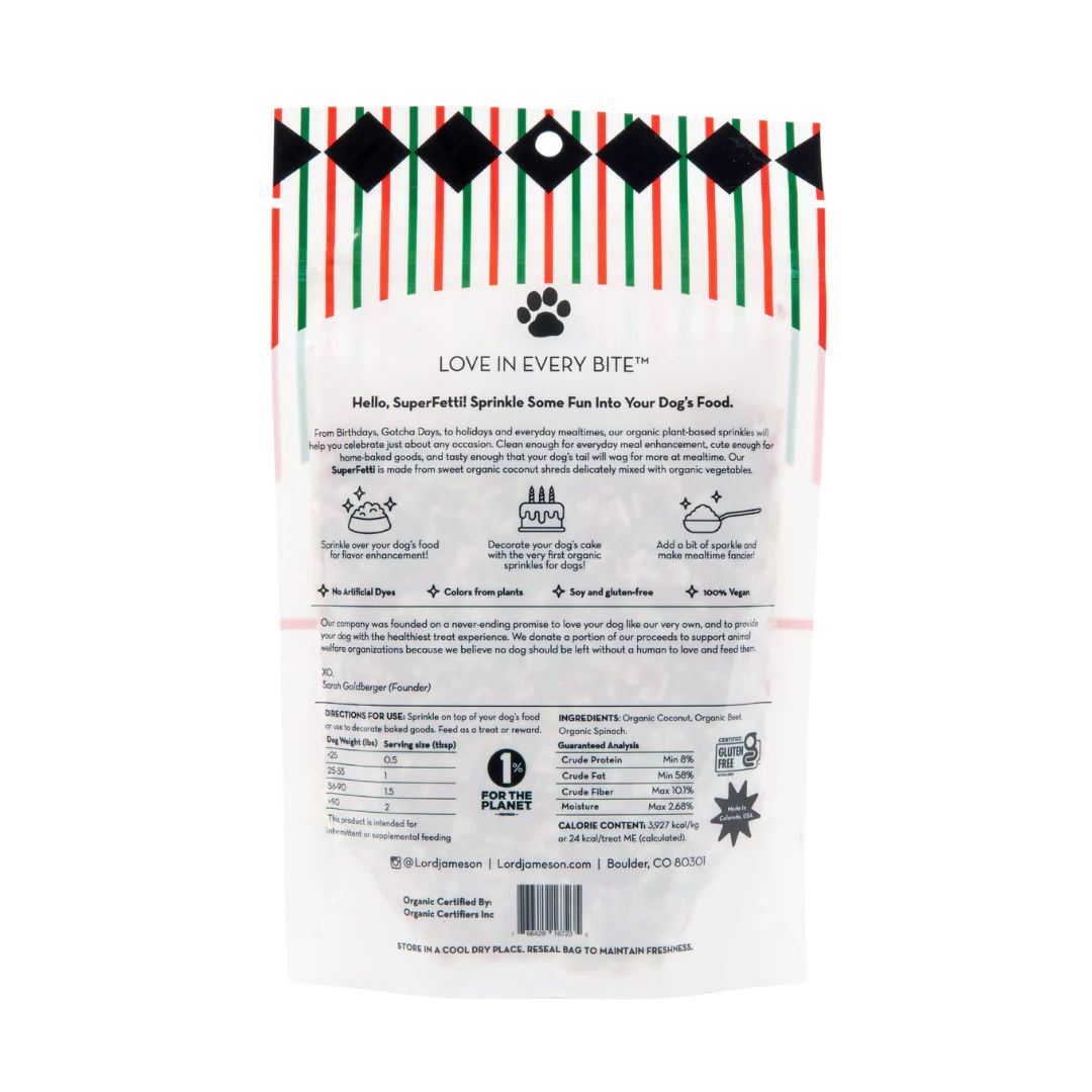 Lord Jameson Holiday Superfetti Dog Treats, 3 oz - Image 3