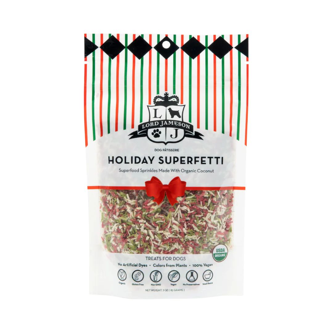 Lord Jameson Holiday Superfetti Dog Treats, 3 oz