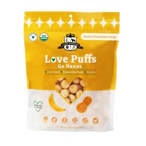 Lord Jameson Puffs Go Nanas Dog Treats, 4 oz